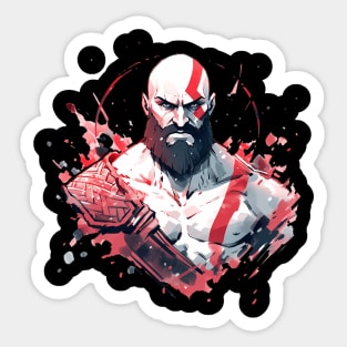 kratos Sticker